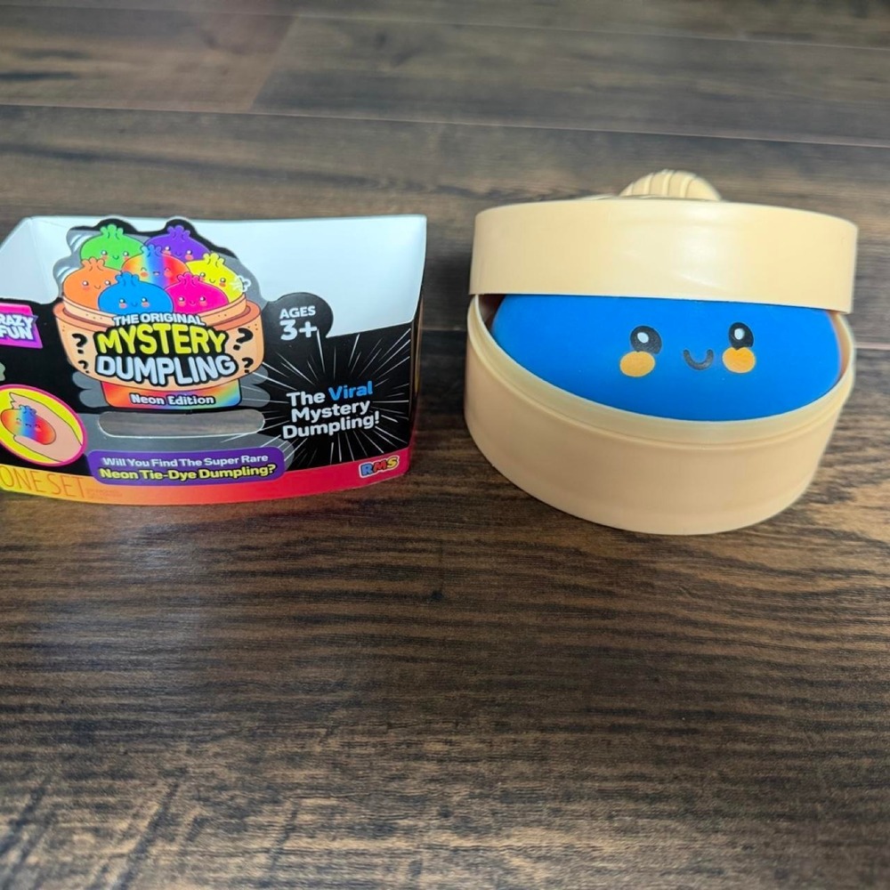 NEW NEON RARE RMS Mystery Dumpling Neon Tie-Dye Series - Blue color Slow rise